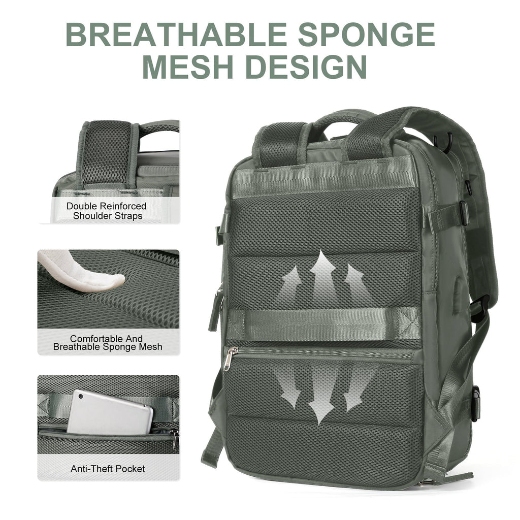 Women's large waterproof hiking backpack - product detail 3