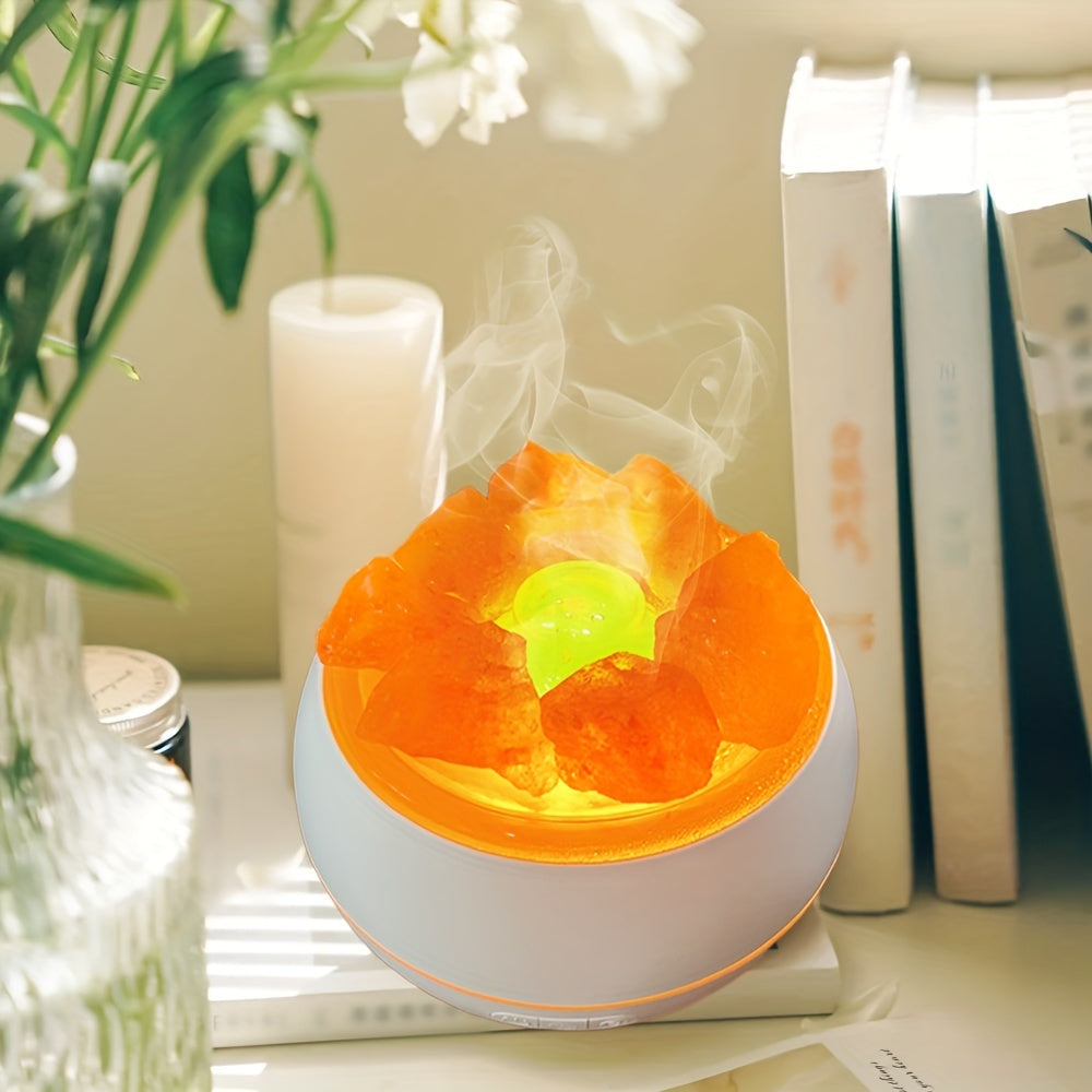 NOMOVA Salt Lamp Diffuser - 3-in-1 Essential Oil Diffuser