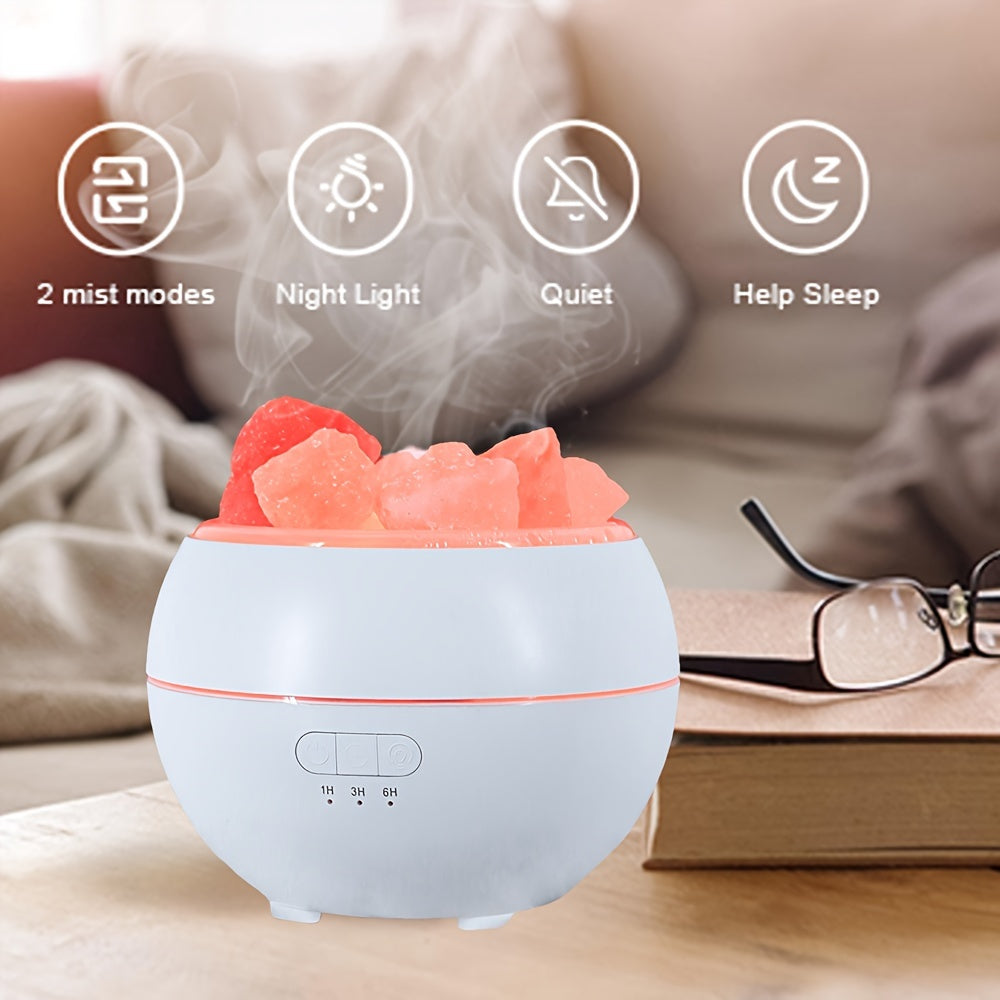 Salt Lamp Diffuser - 3-in-1 Essential Oil Diffuser - product detail 5