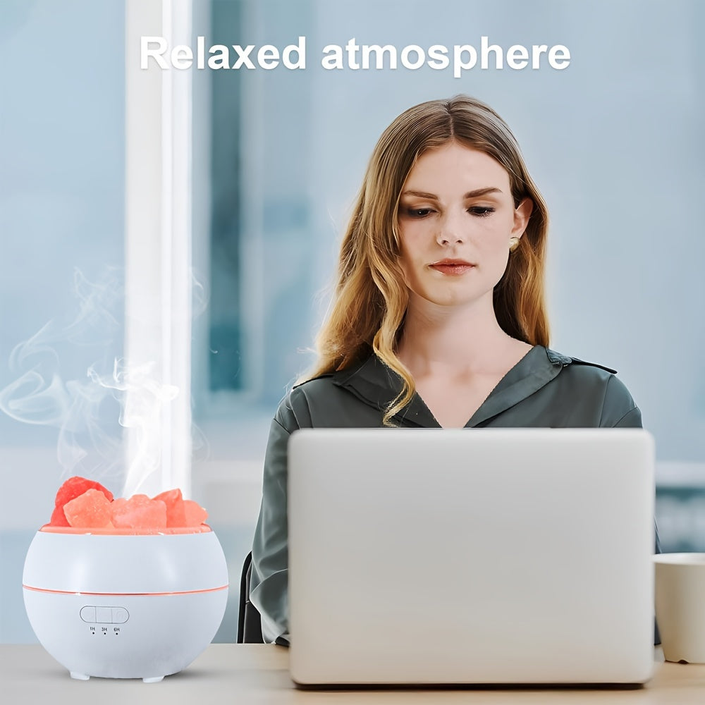 Salt Lamp Diffuser - 3-in-1 Essential Oil Diffuser - product detail 7