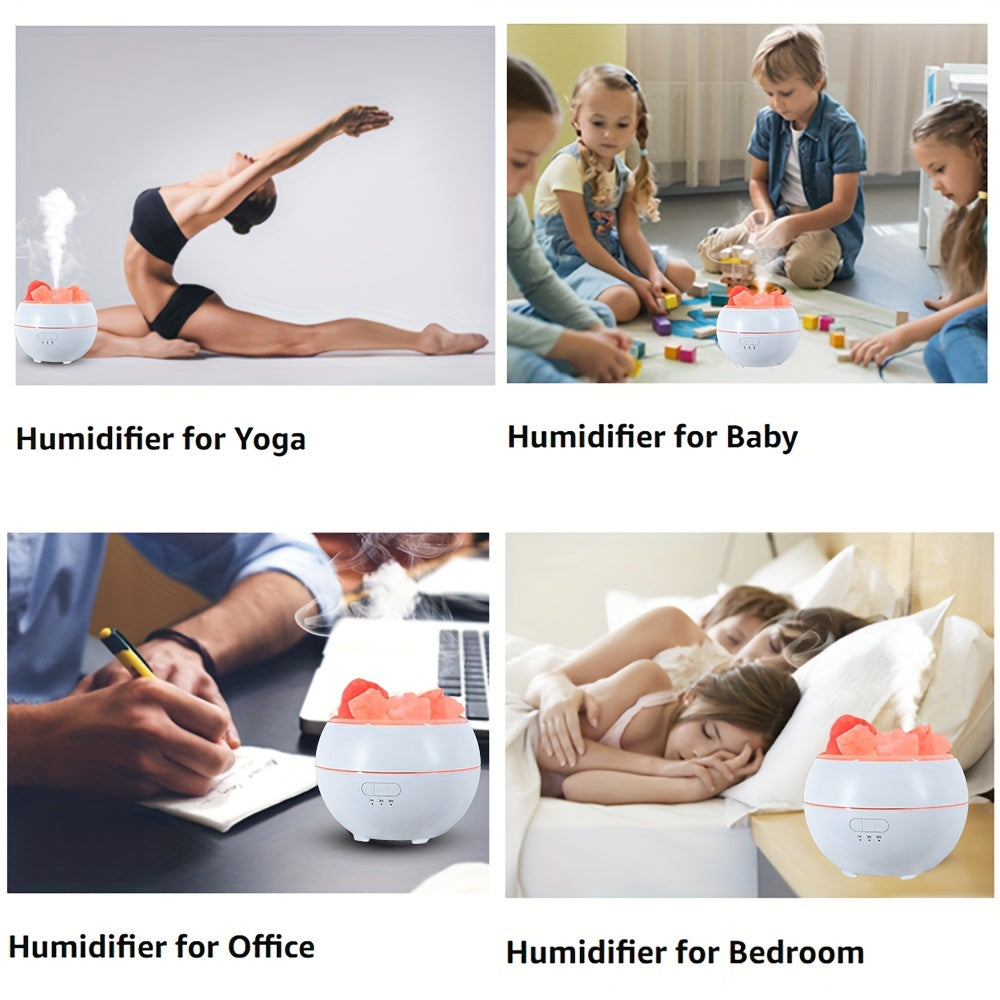 Salt Lamp Diffuser - 3-in-1 Essential Oil Diffuser - product detail 8