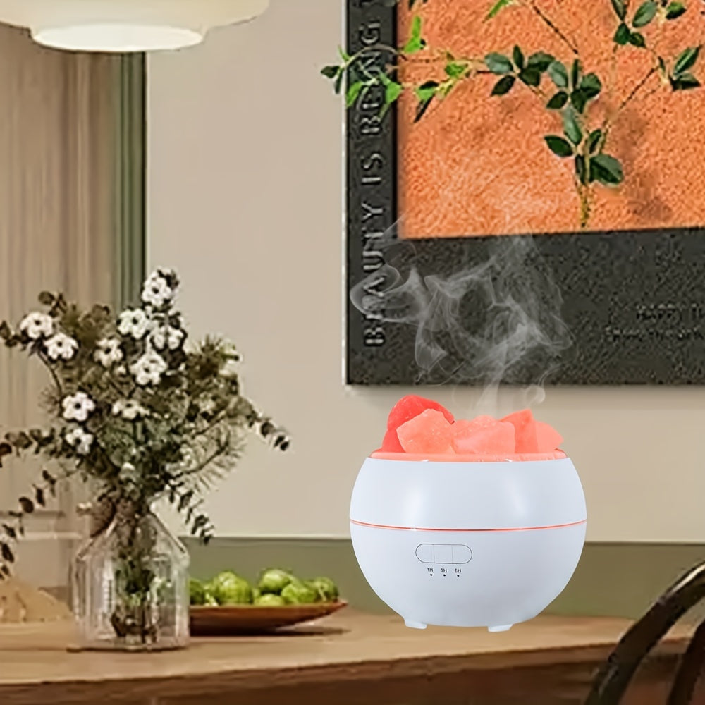 Salt Lamp Diffuser - 3-in-1 Essential Oil Diffuser - product detail 9