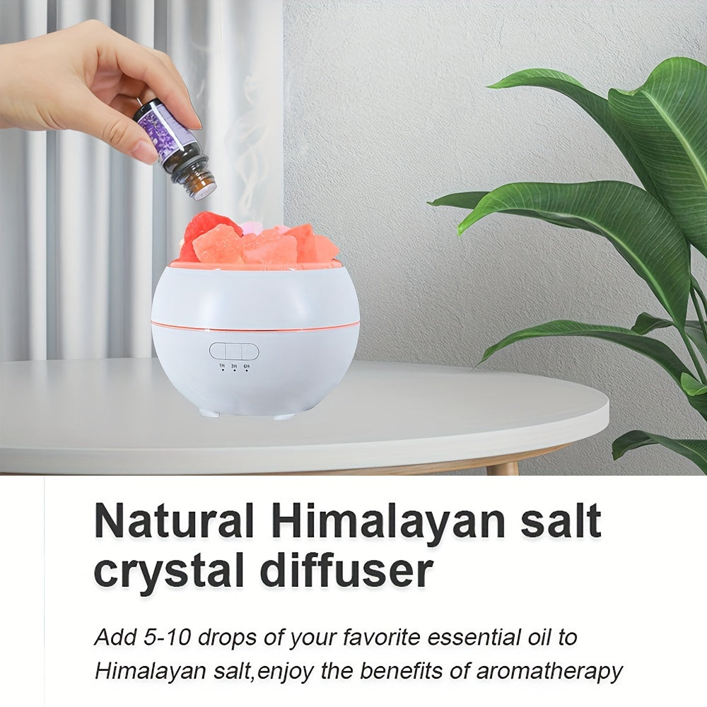 Salt Lamp Diffuser - 3-in-1 Essential Oil Diffuser - product detail 10