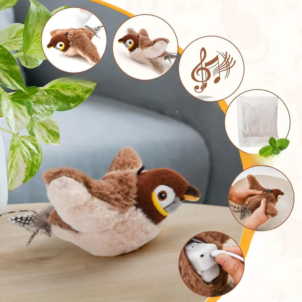 Fluttering Bird Cat Toy - product detail 2
