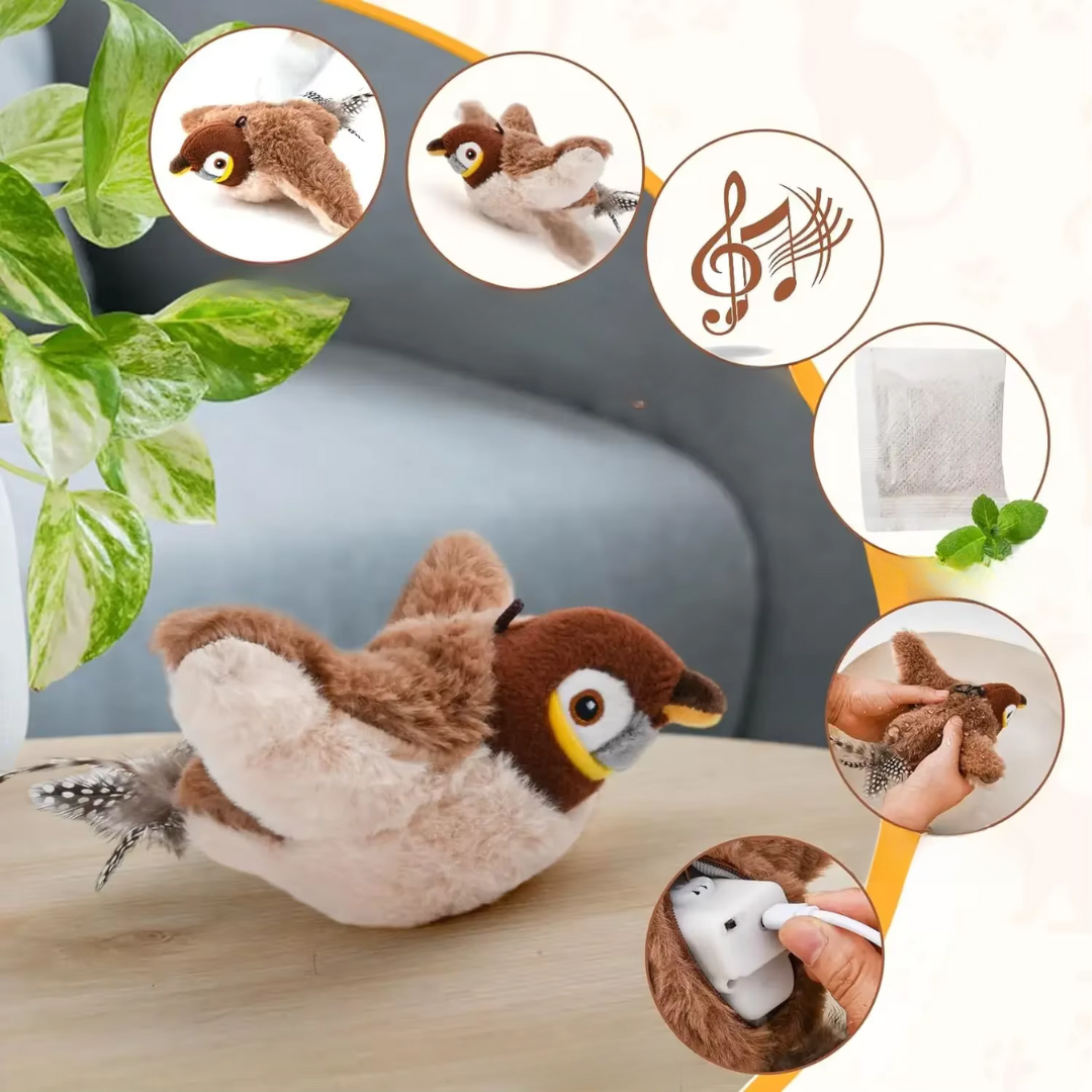 Fluttering Bird Cat Toy - product detail 2