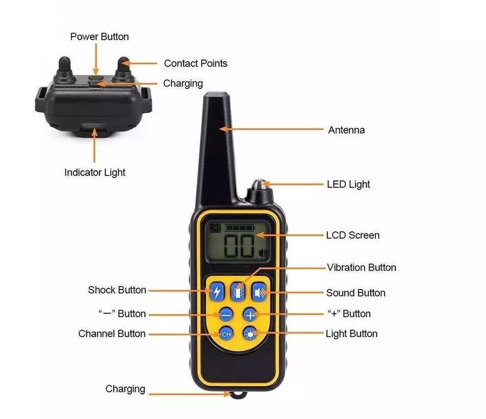 2600ft Electronic Dog Training Collar Waterproof Pet Remote Control - product image 3