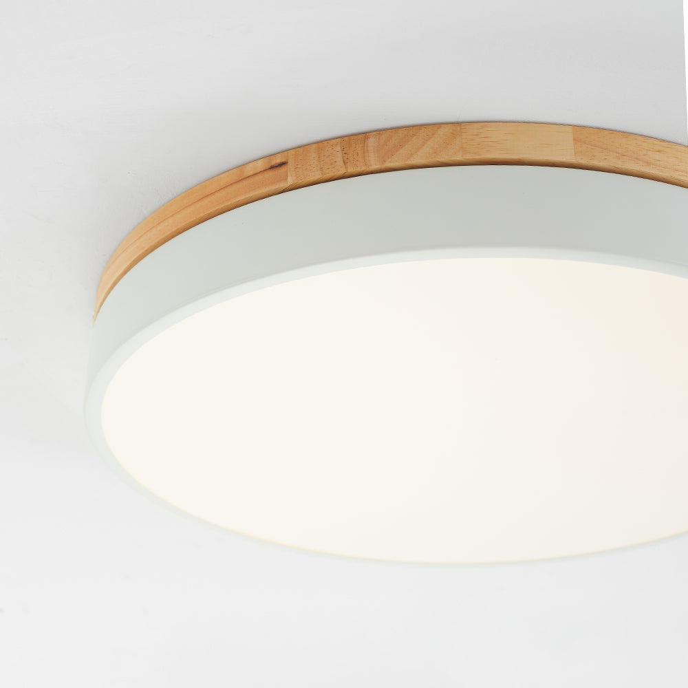 Luz de techo inteligente redonda regulable para habitaciones modernas
