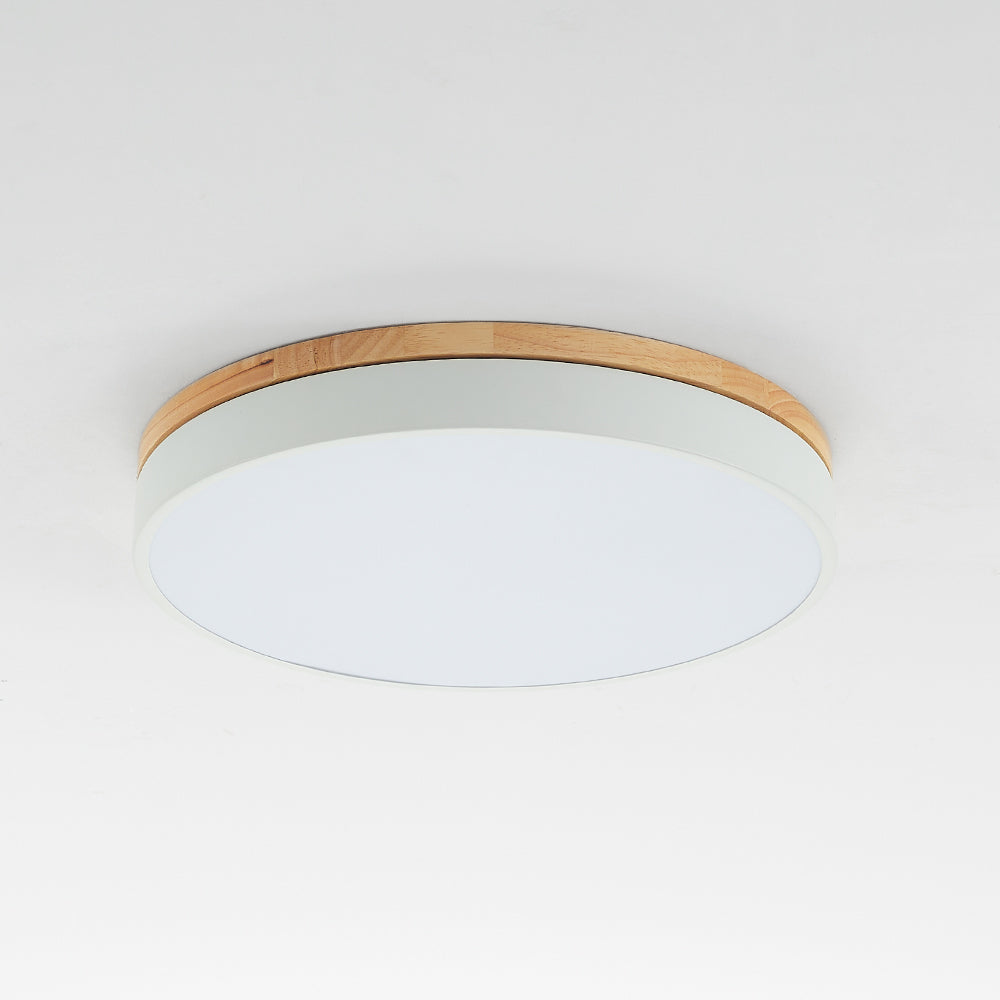 Luz de techo inteligente redonda regulable para habitaciones modernas