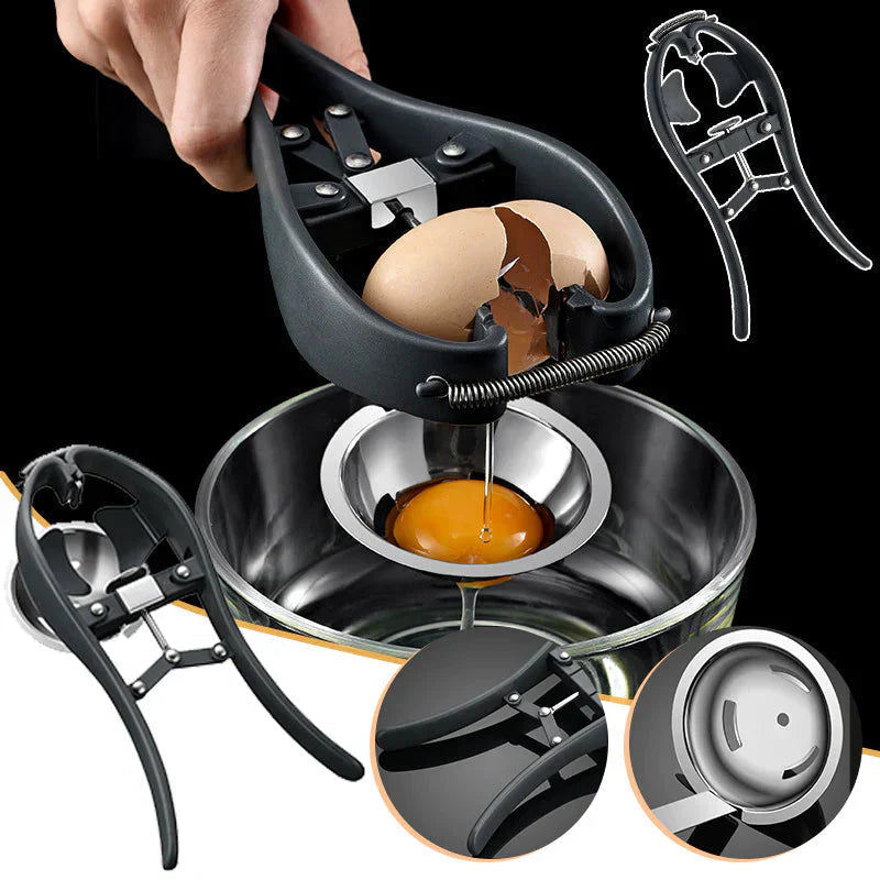 Stainless Steel Egg Cutter with Opening Mechanism - product detail 2