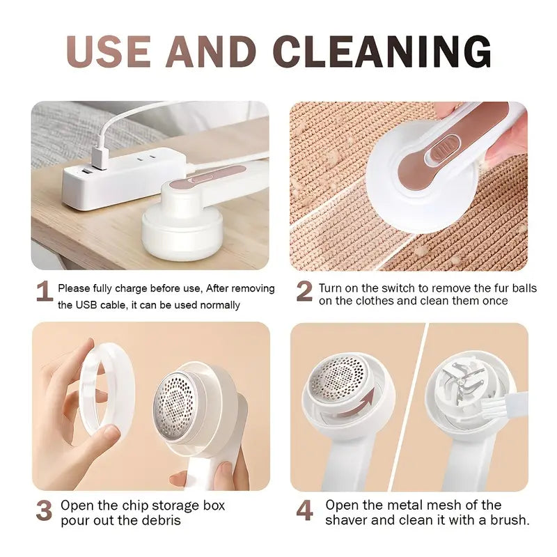 Rechargeable Electric Lint Remover for Clothing - product detail 3