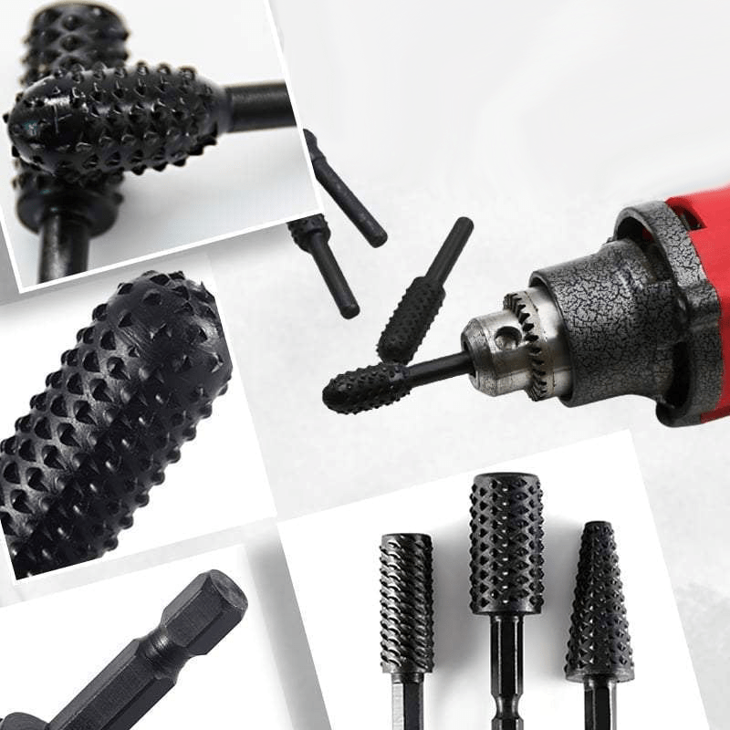 Rotary cutter set for precise wood and metal engraving - product detail 3