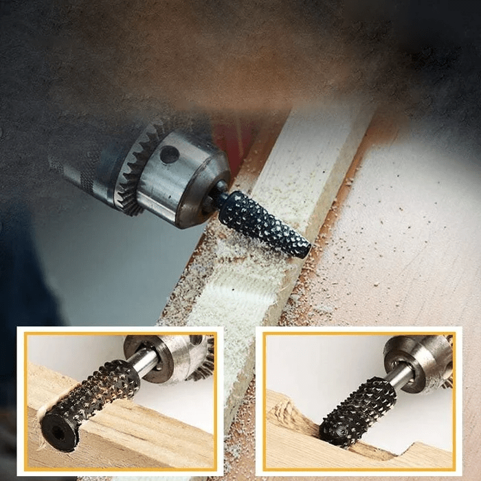 Rotary cutter set for precise wood and metal engraving - product detail 4
