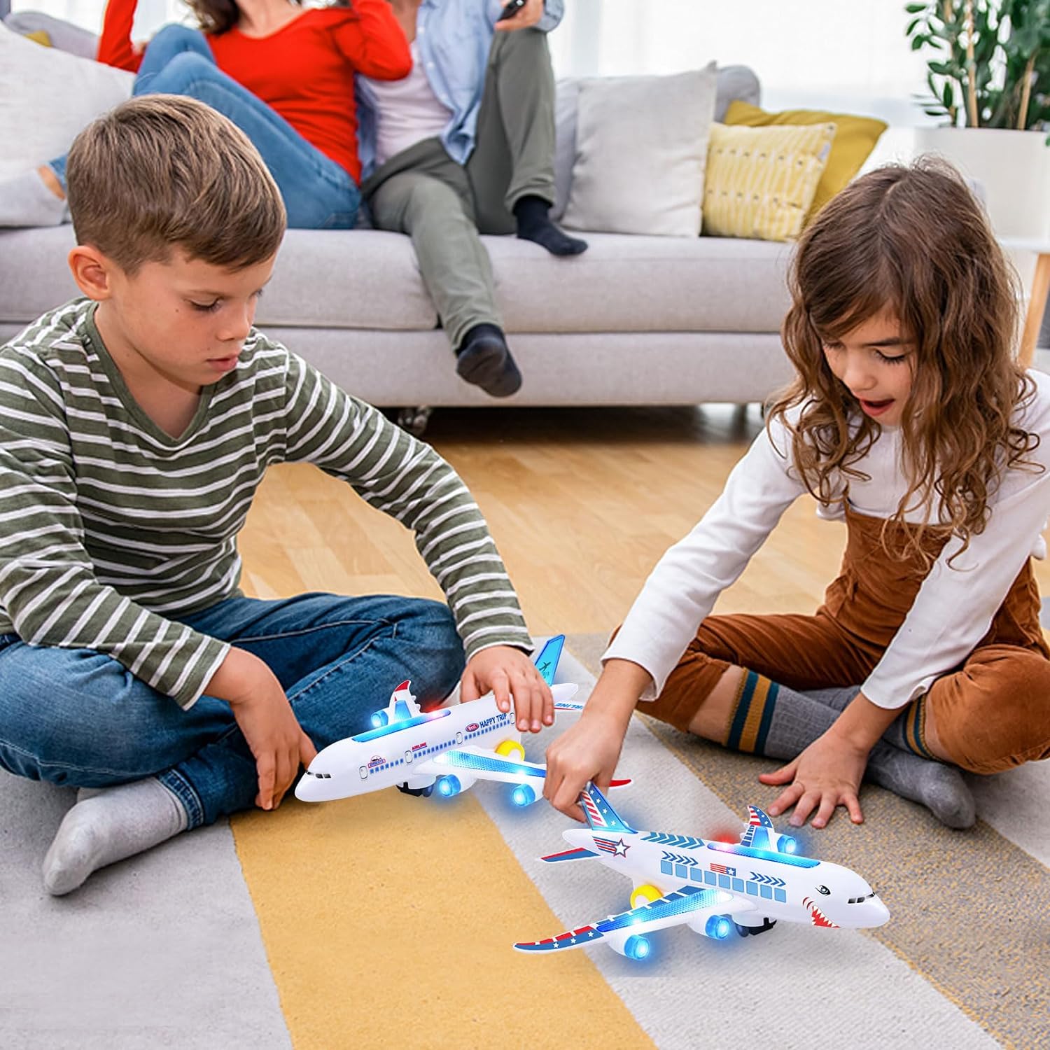 Electric Airplane Toy With Music And Light Effects - product image 4