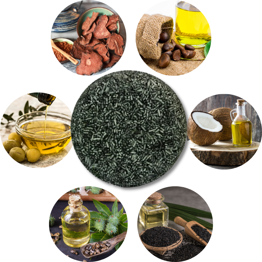 Natural Solid Shampoo For Gray Hair - product detail 5