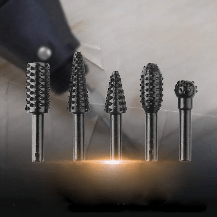 Rotary cutter set for precise wood and metal engraving - product detail 6
