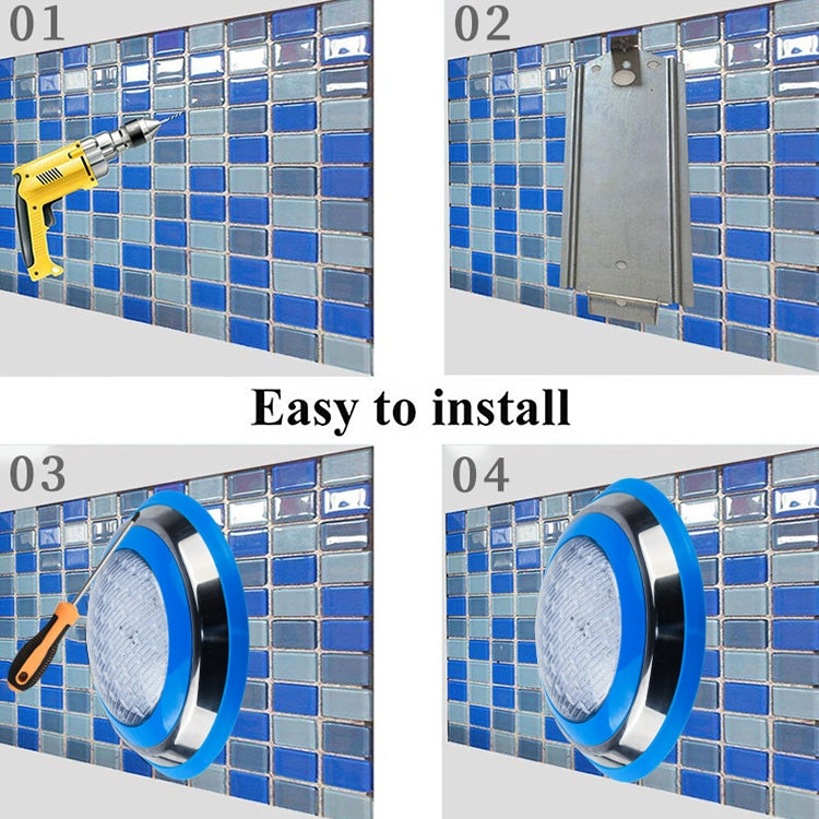 15W LED Stainless Steel Wall-Mounted Pool Light Landscape - product detail 6