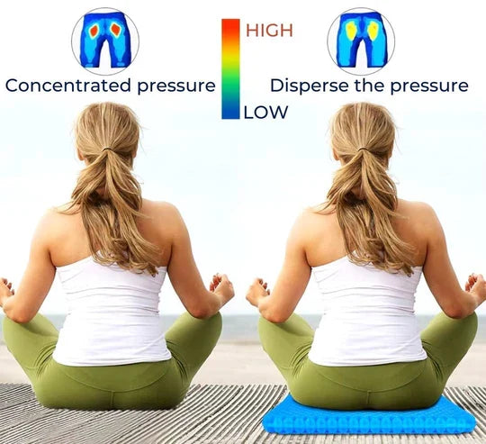 Orthopedic Gel Seat Cushion | Pressure Relief - Tailbone - product detail 8