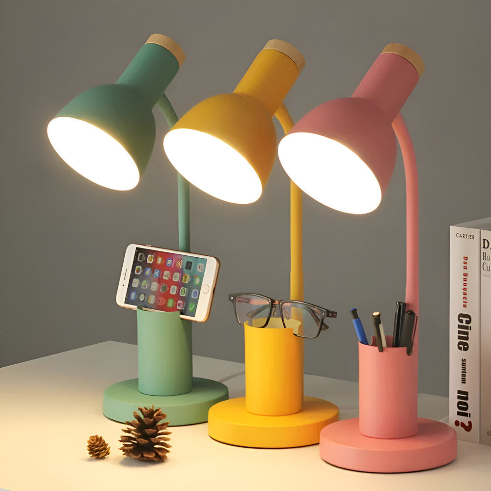 NOMOVA Modern Nordic LED table lamp with stylish pen holder