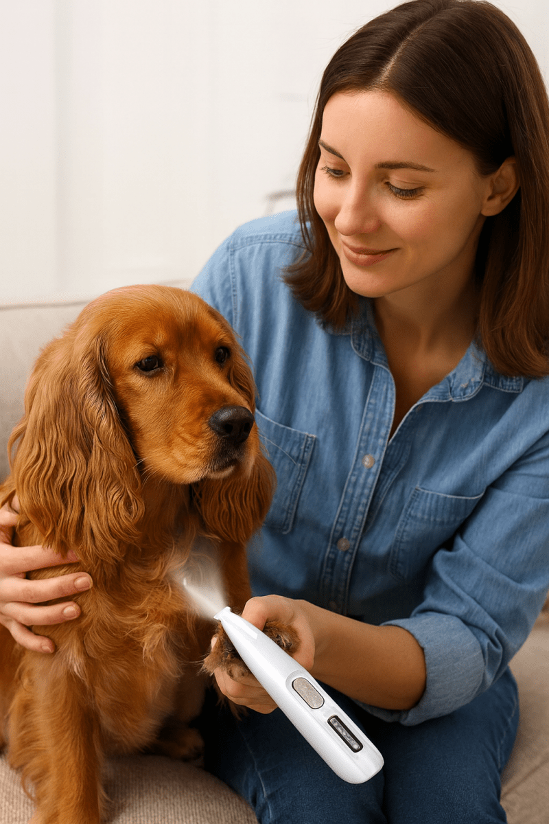 Ultra quiet trimmer for sensitive pet care - product detail 2