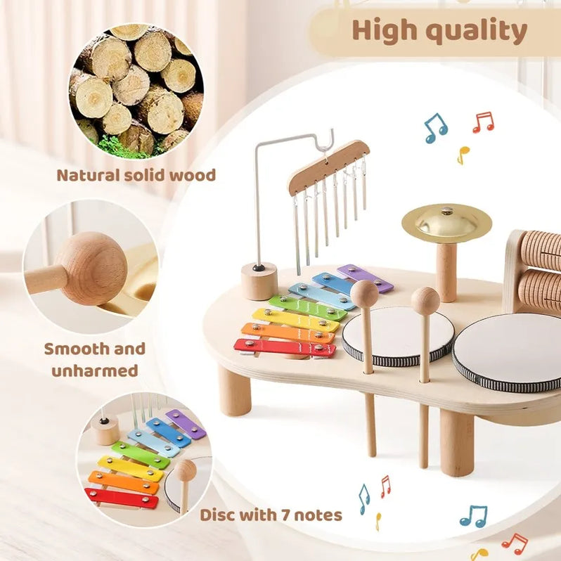 Wooden Music Station - Creative Musical Fun - product detail 2