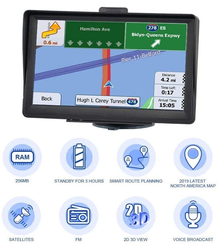 7 Inch GPS Navigation System for Car & Truck - product detail 2