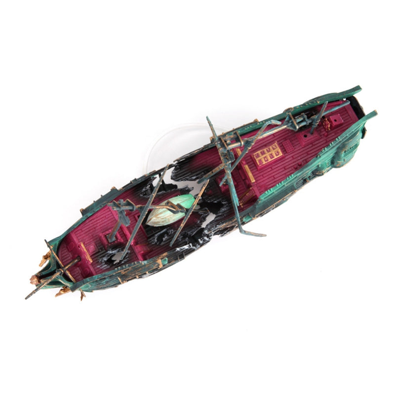 Large Shipwreck Aquarium Decoration - product detail 4