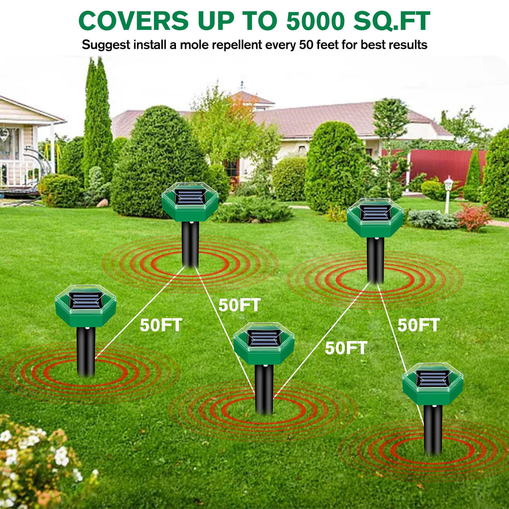 Ultrasonic Mole Repellent 4-Pack - product detail 5