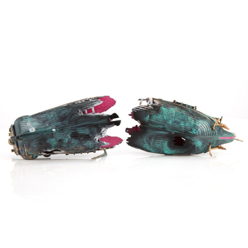 Large Shipwreck Aquarium Decoration - product detail 5