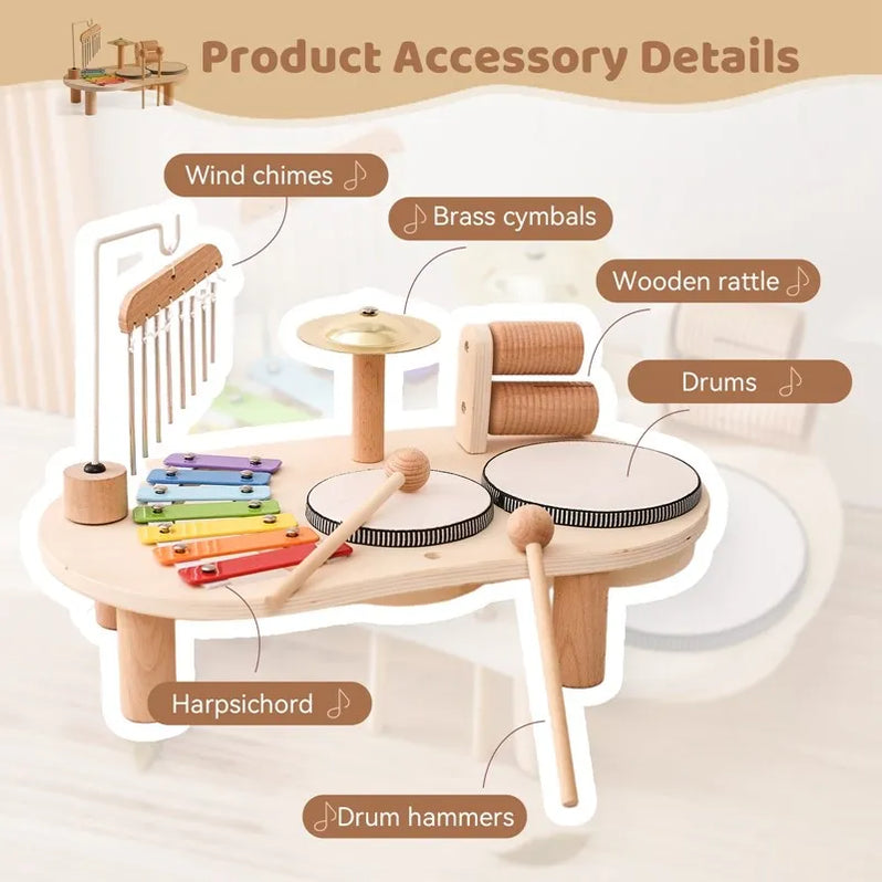 Wooden Music Station - Creative Musical Fun - product detail 6