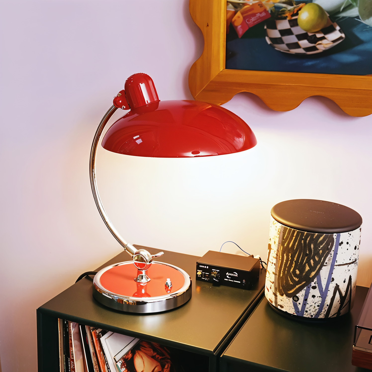 Adjustable Vintage Iron Dome Desk Lamp - product detail 2