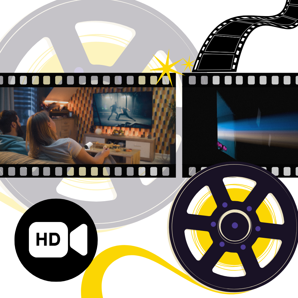 Portable 4K ultra HD projector - product detail 3