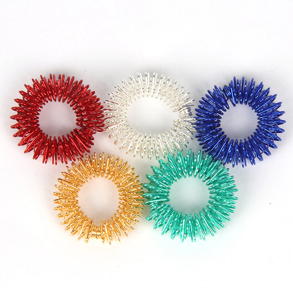 Acupressure Spiked Finger Massage Rings With Sensory Impressions - product image 3