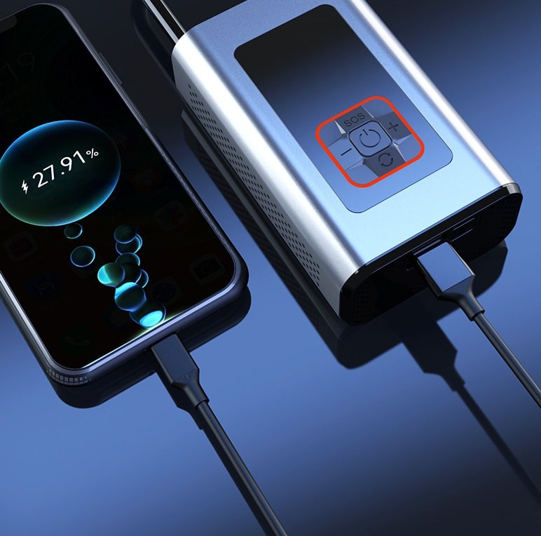 Smart Portable Electric Tire Inflator - product detail 4