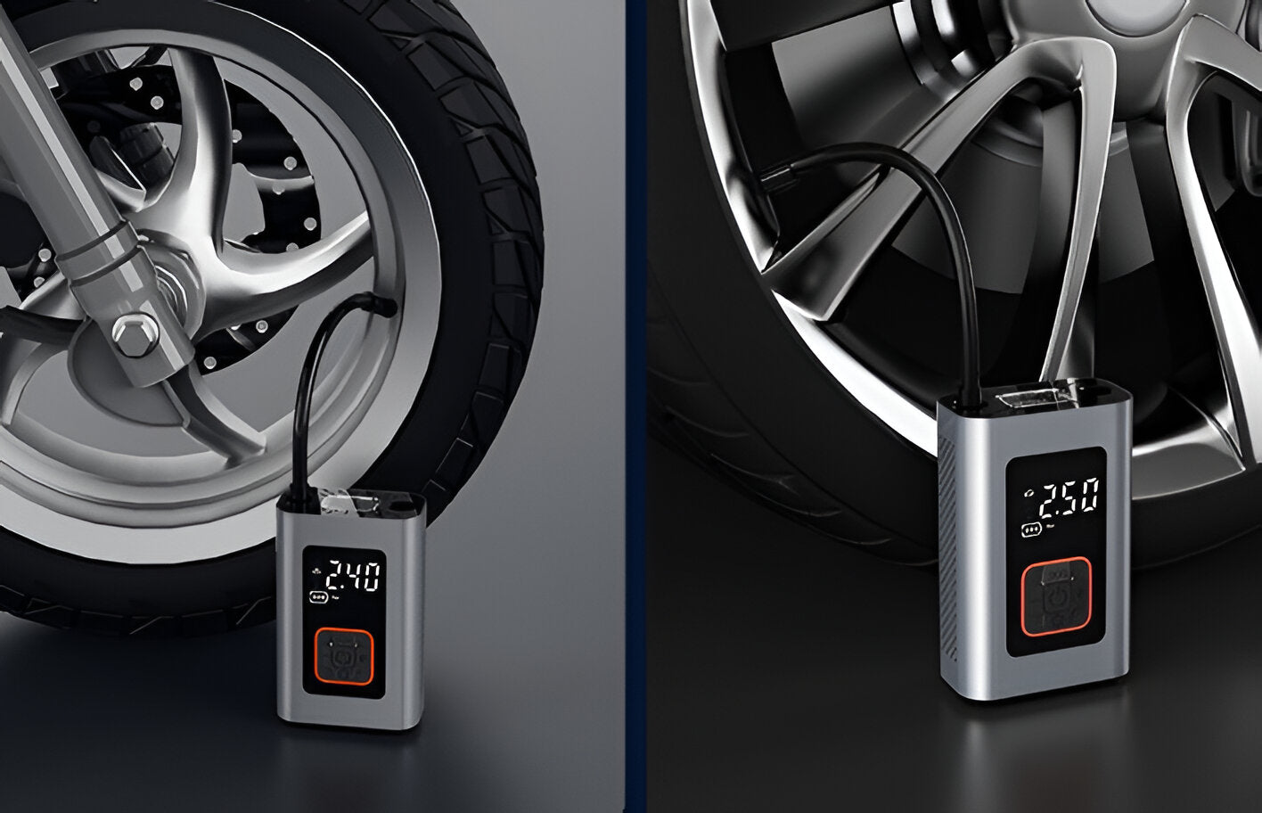 NOMOVA Smart Portable Electric Tire Inflator