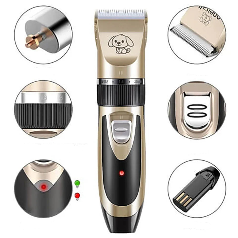 Silent Fur Trimmer Set For Dogs - product detail 4