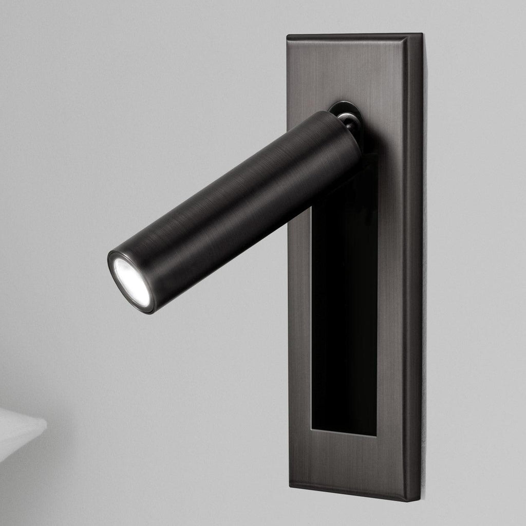 Lámpara de pared para lectura de montaje empotrado delgado