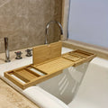 NOMOVA Bamboo Bathtub Tray - For Ultimate Relaxation