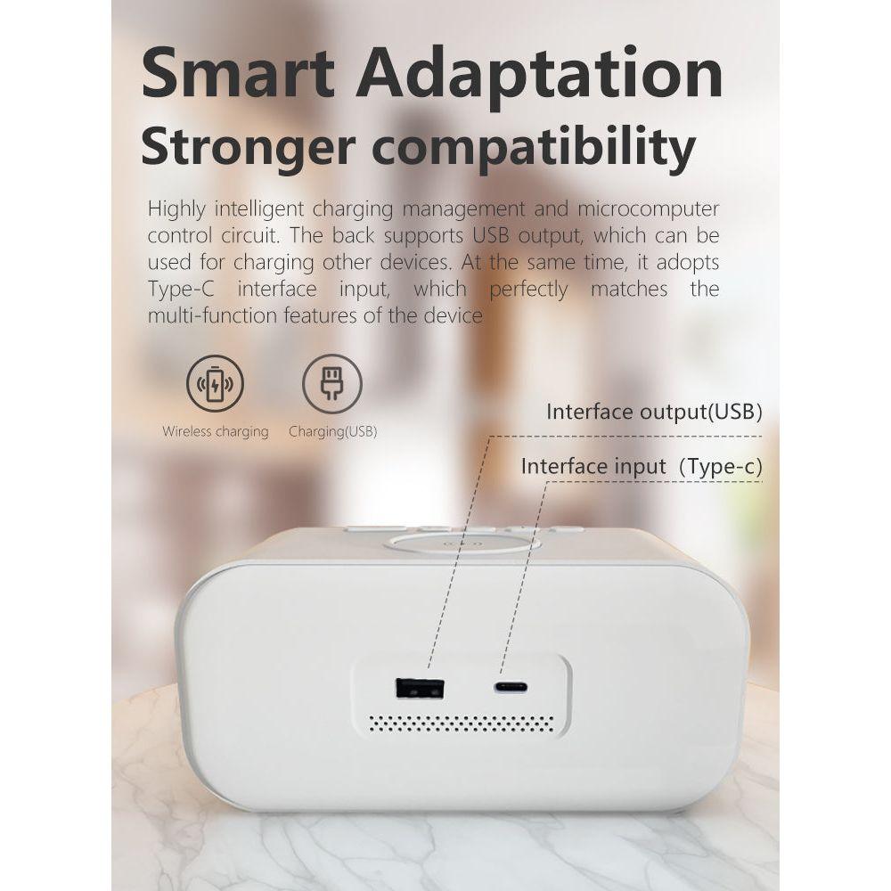 2-in-1 Alarm Clock - Multitime - Digital Display - product detail 4