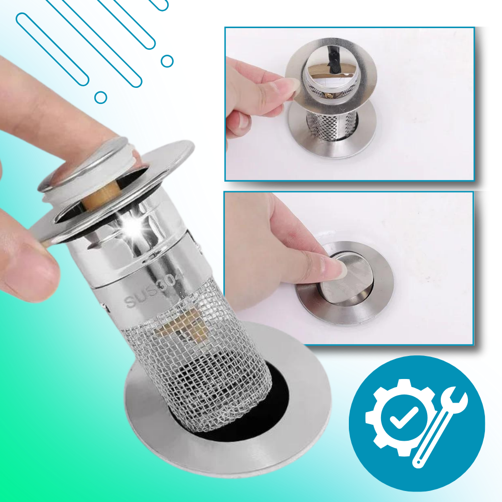 Retractable sink stopper to prevent odors - product detail 6