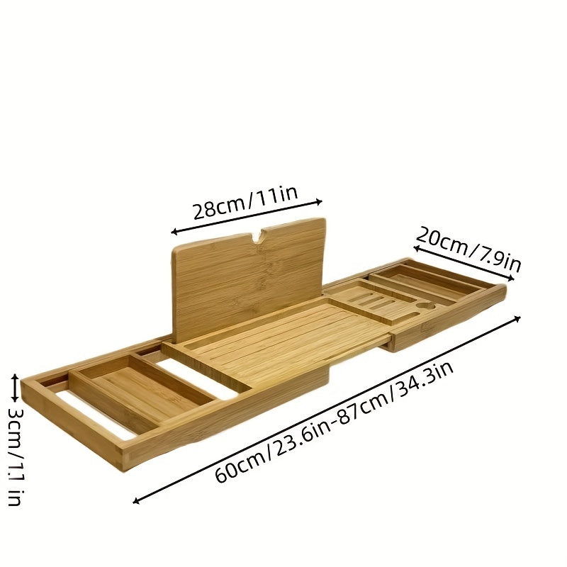 Bamboo Bathtub Tray - For Ultimate Relaxation - product detail 6