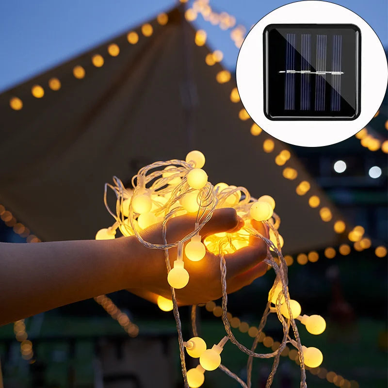 Solar-Powered Fairy Lights For Outdoor Use - product detail 3