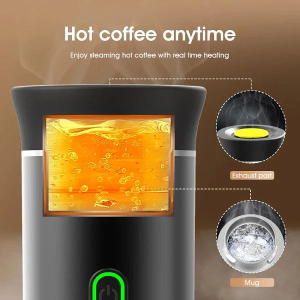 Wireless Espresso Coffee Machine Portable 3 in 1 Coffee Maker with Capsule and Powder - product image 5