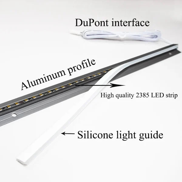 45 Degree LED Under Cabinet Lighting Bars Invisible Ultra Thin Strips - product image 7