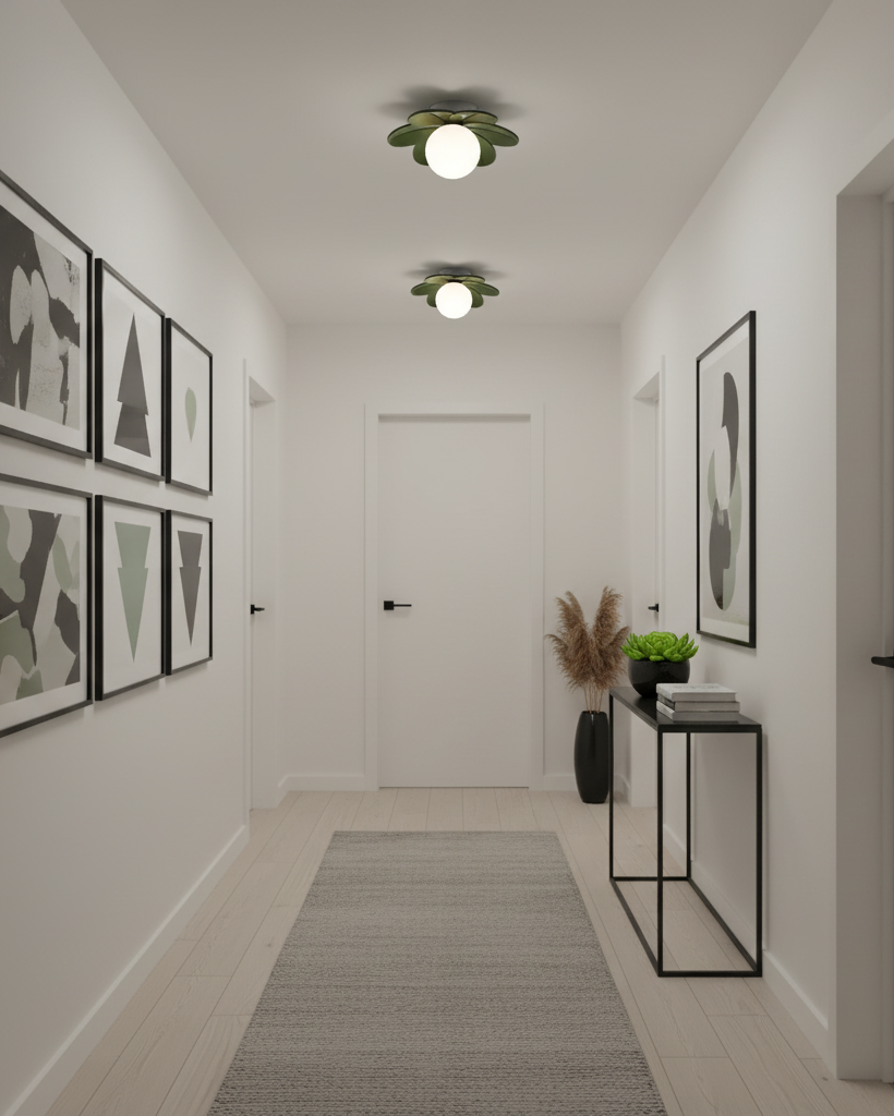 Lámparas de techo caprichosas para interiores luminosos
