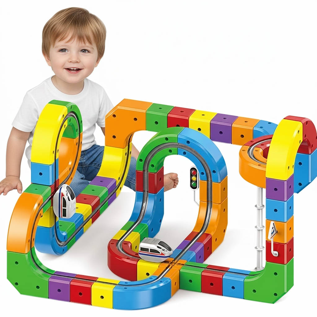 NOMOVA Magnetic Train Track Toy