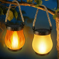 NOMOVA Solar Outdoor Porch Flame Lanterns