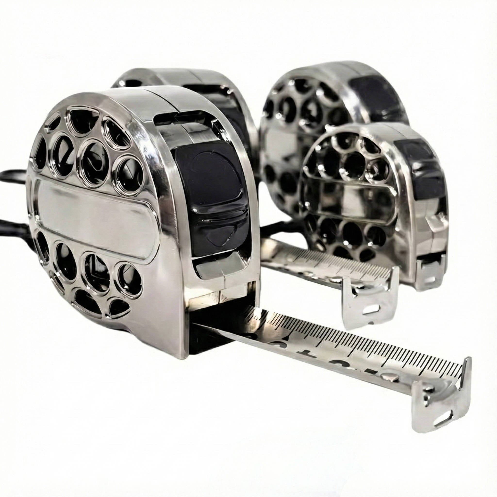 Carved Stainless Steel Measuring Tape - product detail 3