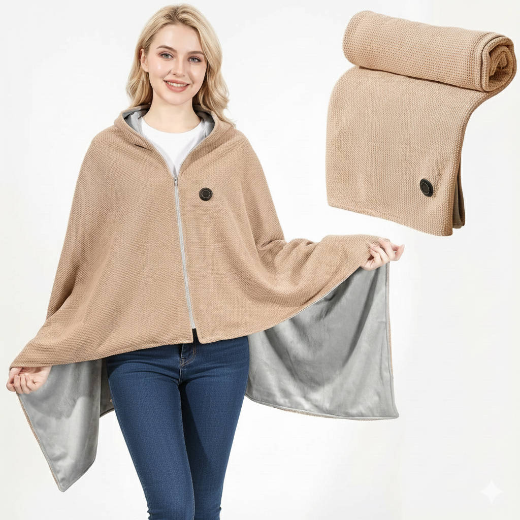 NOMOVA Portable Heated Shawl Blanket