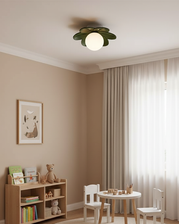 Lámparas de techo caprichosas para interiores luminosos