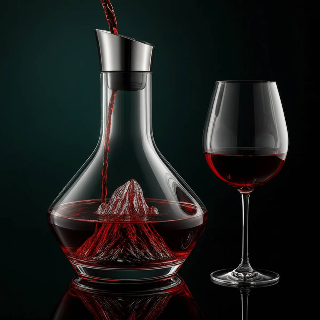 NOMOVA Crystal Glass Wine Decanter Aerator Carafe